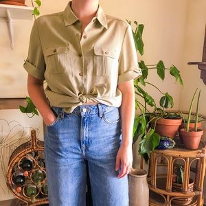 Vintage lightweight button down